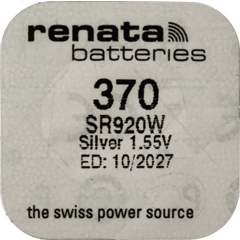 Renata Uhrenbatterie 370 High Drain