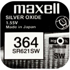 Maxell Uhrenbatterie 364/SR621SW