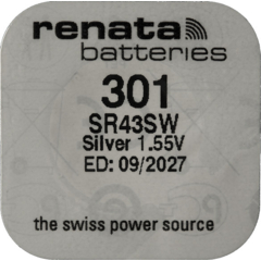 Renata Uhrenbatterie 301
