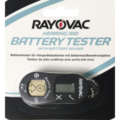 Rayovac Tester für Hörgerätebatterien