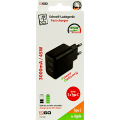 2GO Netz-Ladegerät USB-C
