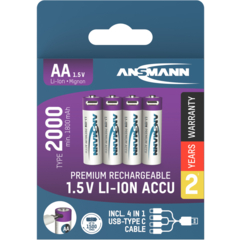 Ansmann USB-C Akku Mignon AA