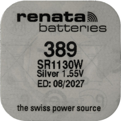Renata Uhrenbatterie 389 High Drain