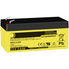 Sun Battery Blei-Akku SB12-3.4V0 (VdS)