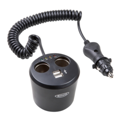 Ring Automotive Im-Auto-Lader mit 2x USB