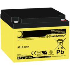 Sun Battery Blei-Akku SB12-26V0 (VdS)