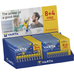 Varta Longlife Power 8+4 Thekendisplay