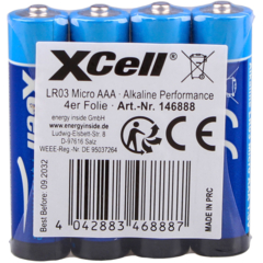 XCell Performance Alkaline LR03