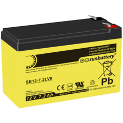 Sun Battery Blei-Akku SB12-7.2LV0 (VdS)