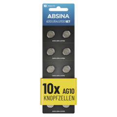 Absina Knopfzelle AG10