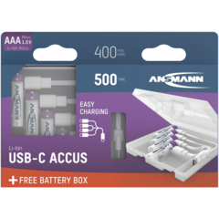 Ansmann USB-C Akku Micro AAA