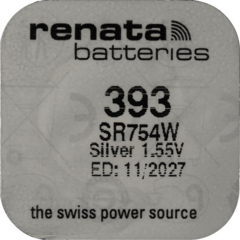Renata Uhrenbatterie 393 High Drain