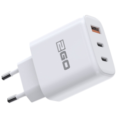 2GO Netzladegerät 2x USB-C +USB-A