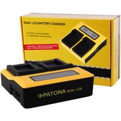 Patona Ladegerät Dual LCD