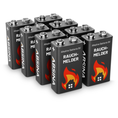 Absina Alkaline Rauchmelder Batterie