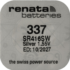 Renata Uhrenbatterie 337