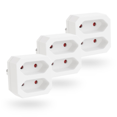 Greate 2-fach Steckdosenadapter