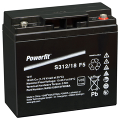 Powerfit Blei-Akku S312/18 F5 (VdS)