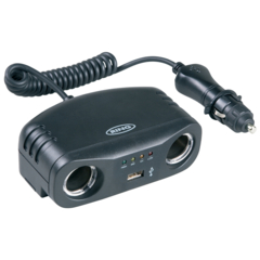 Ring Automotive Triple 12V mit USB-An-