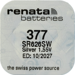 Renata Uhrenbatterie 377