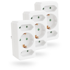 Greate 3-fach Steckdosenadapter