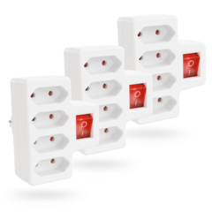 Greate 4-fach Steckdosenadapter