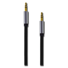 2GO AUX Stereo-Audio-Kabel schwarz
