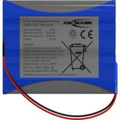 Ansmann Li-Ion Akkupack 10,8V- 3350mAh