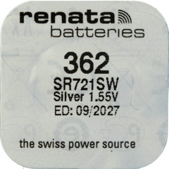 Renata Uhrenbatterie 362