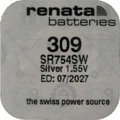 Renata Uhrenbatterie 309