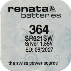 Renata Uhrenbatterie 364