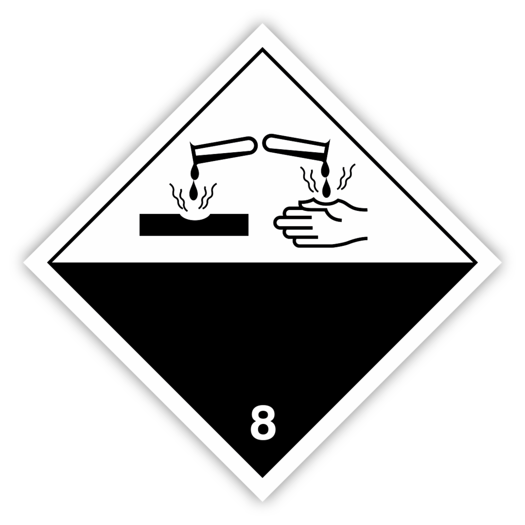 <p>Gefahrgut UN 2800 BATTERIEN (AKKUMULATOREN), NASS, AUSLAUFSICHER, elektrische Sammler, Klasse 8. </p>